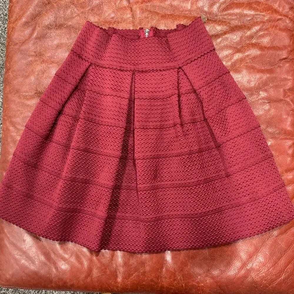 Skirt - Burgundy